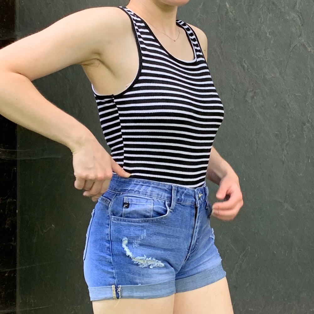 Striped Crop Top
